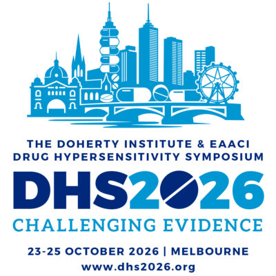 Doherty Institute & eACCI Drug Hypersensitivity Symposium Logo